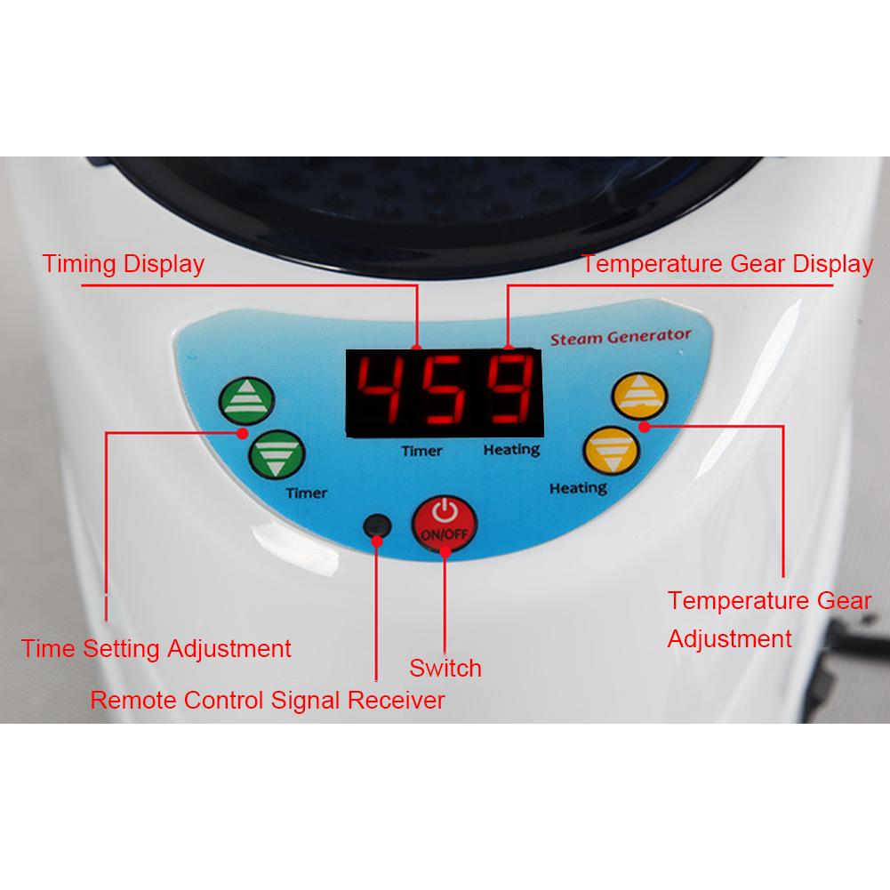 4L Intelligent Fumigation Machine Remote Control Home Sauna Tent Steamer Spa Steam Generator