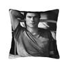 Damon Salvatore Pillowcase Polyester Cushion Cover Gift The Vampire Diaries Pillow Case Cover Home Square 45X45Cm