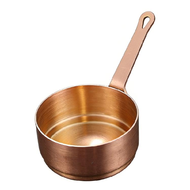 100ml Stainless Steel Saucepan With Ergonomic Handle Convenient Metal Milk Pan For Heating And Melting Food