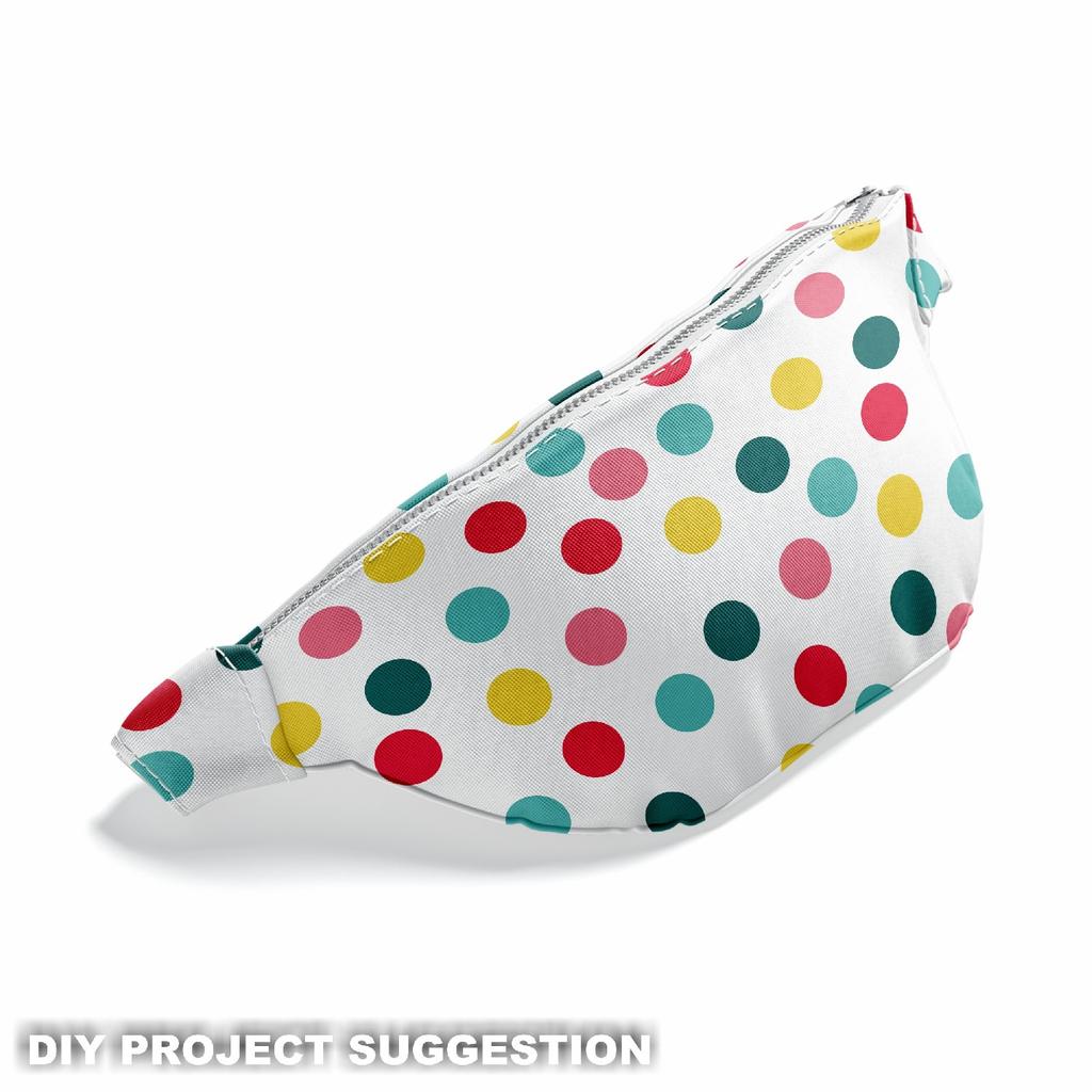 Outdoor Dekostoffe Oxford - Motiv Bunte Punkte 4