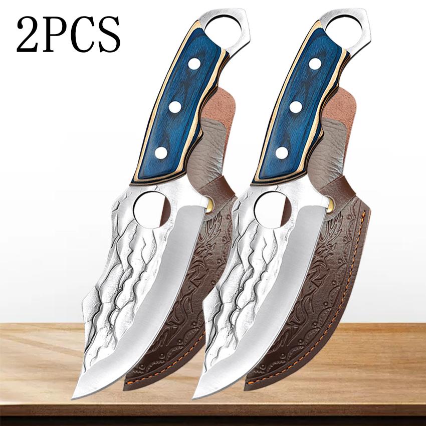 Hand Forged Boning Knife Professional Kitchen Knives Stainless Steel Chef Knives Slicing Fruit Fish Meat Cleaver Butcher