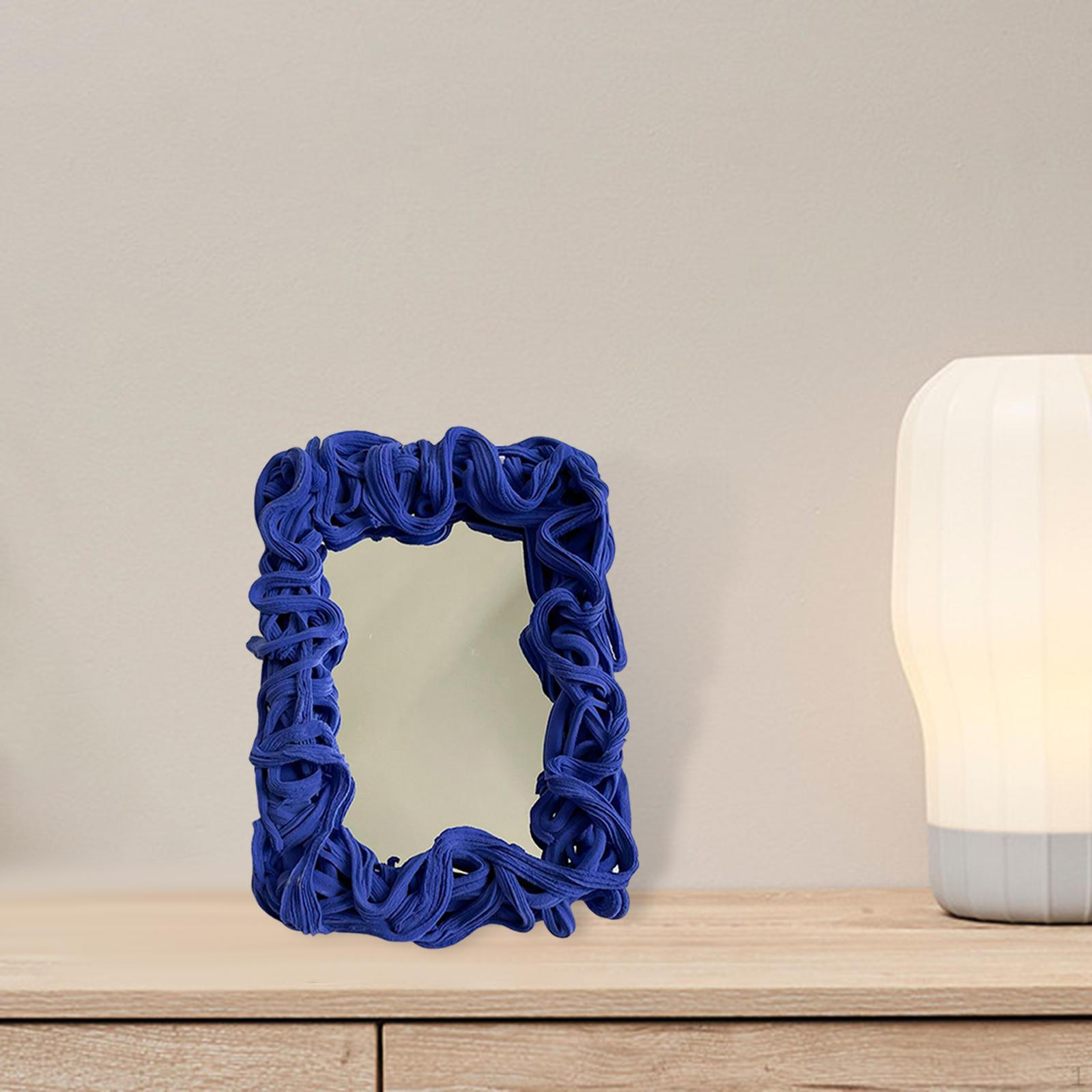 

DIY неправильной формы глиняное зеркало акриловый косметический декор скандинавской небьющейся формы фиолетовый