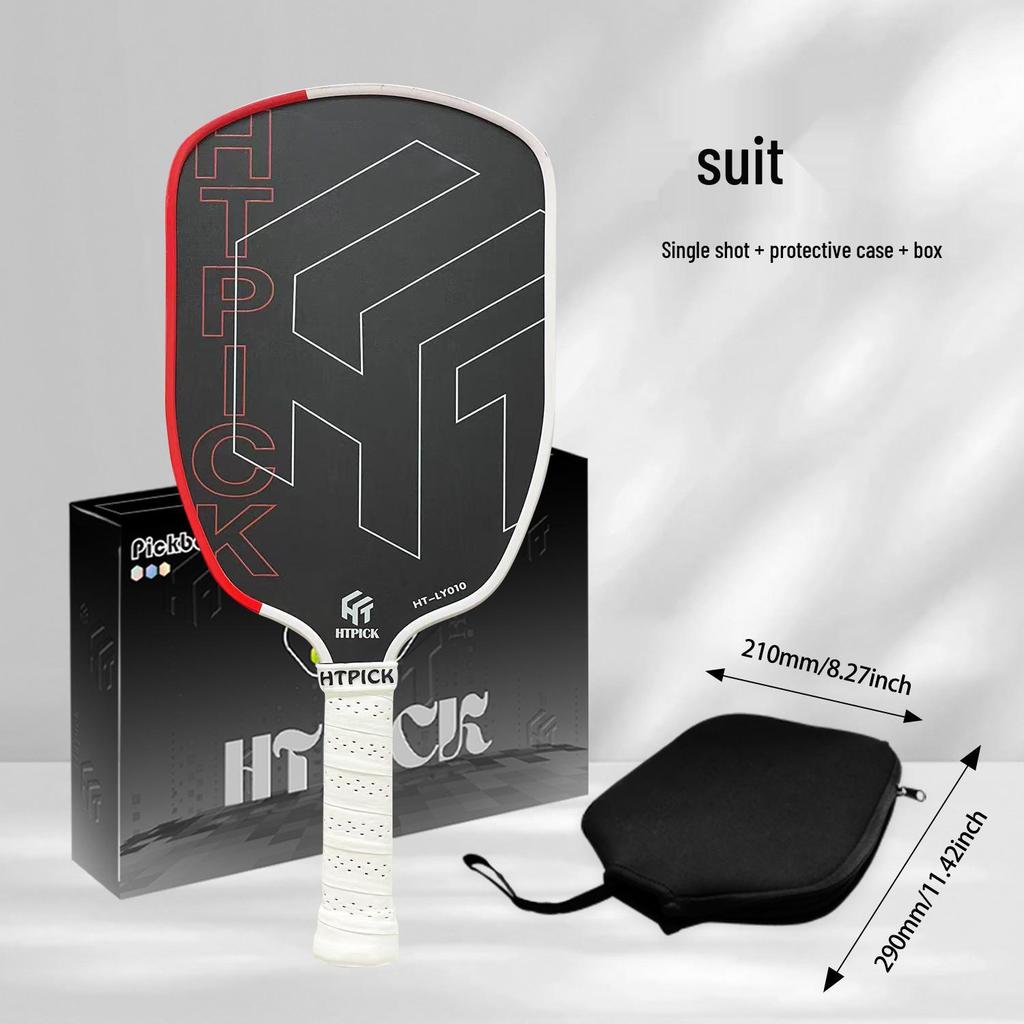 HTPICK Professional Carbon Fiber T700 Pickleball Paddle Set
