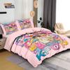 3pcs K-Pop Demon Hunters Print coreless Bedding Set Multi Sized Bedrooms Dormitory duvet Cover Decoration Soft Machine Washable