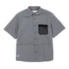POLERSTUFF Stretch Multi-Pocket Relaxed Fit Shirt Gray
