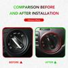 Golf Jett MK5 MK6 Passat B6 B7 CC Touran Tiguan Headlight Switch Trim Ring Durable Aluminum, Colorful Decorative Trim for Car Interior, Car Accessory