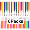 8Packs Markers 6-Color Washable Water Pens, Erasable Whiteboard Markers for Coloring & Art Painting, Perfect School ZSY
