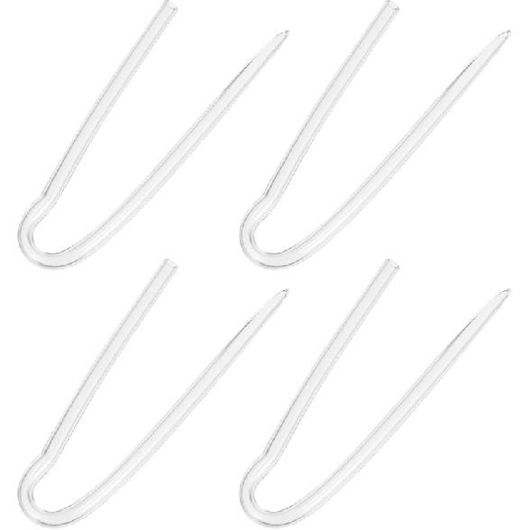 

4 шт. Трубки для слухового аппарата BTE - ПВХ Предварительно сформированные Прозрачные Трубки Трубки для ушных вкладышей слухового аппарата BTE Сменные Трубки для ушных вкладышей (3.6 * 2.0мм) 3.6*2.0mm