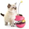 Entertainment, ABS Material Interactive Cat Toy with Patented Appearance for Slow Feeding and IQ Development, Suitable for All Cats (Red)