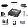 HiFi DAC Amp Digital To Analog Audio Converter RCA 3.5mm Jack Headphone Amplifier with Toslink Optical Coaxial Input Output