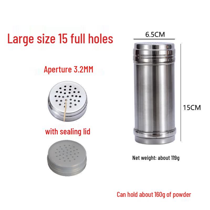 Stainless Steel Spice Shaker Jar