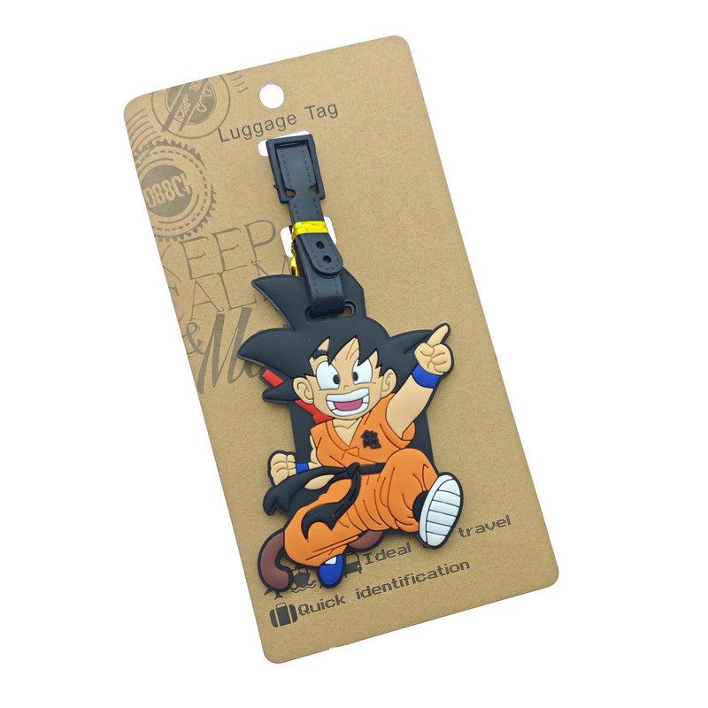 Anime Character Luggage Tag: Featuring Naruto, Dragon Ball, and Doraemon Designs