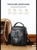 Captain Niu Men's Genuine Leather Crossbody Bag - Trendy, Casual, and Multifunctional