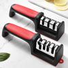 Practical Kitchen Blade Sharpener Tool Ergonomic Handle Nonslip Feet Ceramic Steel Construction For Fast Brims Restorations