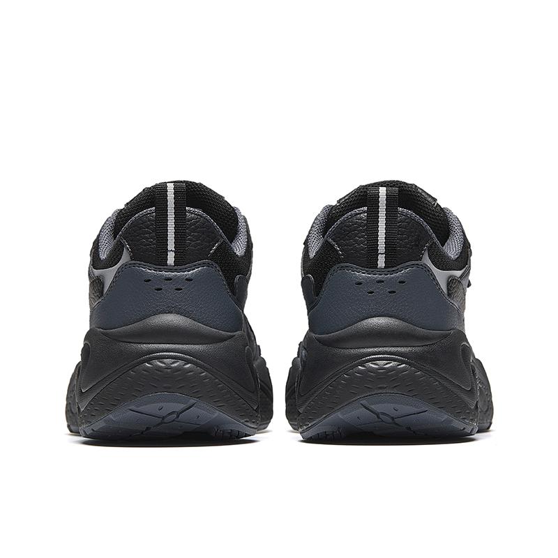 Anta Star Comfortable Fashion Sports Non-Slip Wear-Resistant Breathable Low-Top Dad Shoes Men sneaker Black Gray 912518806-5