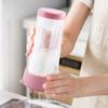 Flour Sieve Uniform Mesh Safe Baking Tool Handheld Rotating Transparent Sugar Shaker Dispenser for Home