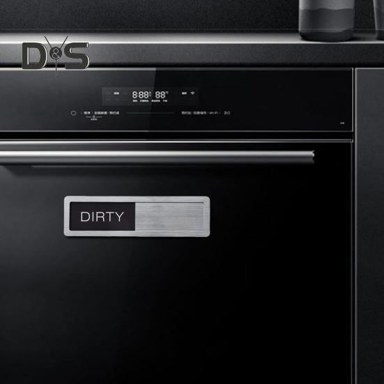 Clean Dirty Dishwasher Magnet Easy-to-Slide Strong Magnet Sign Kitchen Clean Dirty Sign for Home Restaurants Dishwasher