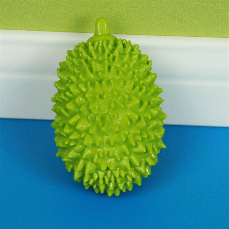 Bite-Resistant TPR Durian Teething Toy for Dogs