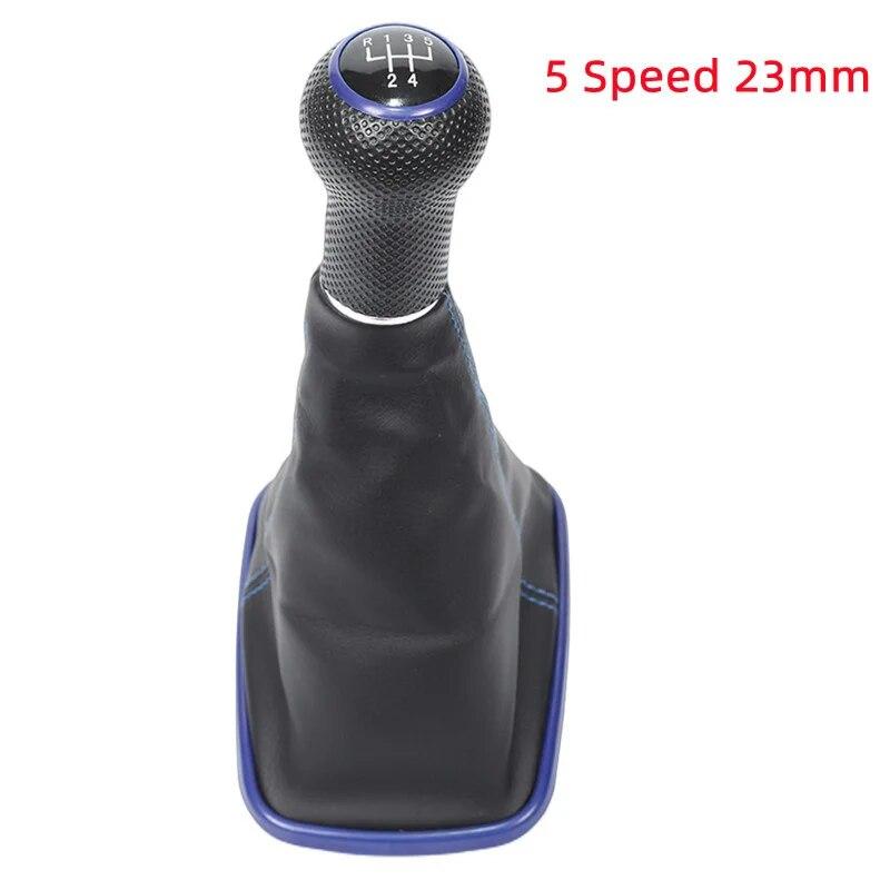 For Volkswagen VW 1999-2004 Golf 4 IV MK4 GTI R32 Bora Jetta 5/6 Speed 12mm / 23mm Car Gear Shift Knob Lever Shifter Gaitor Boot
