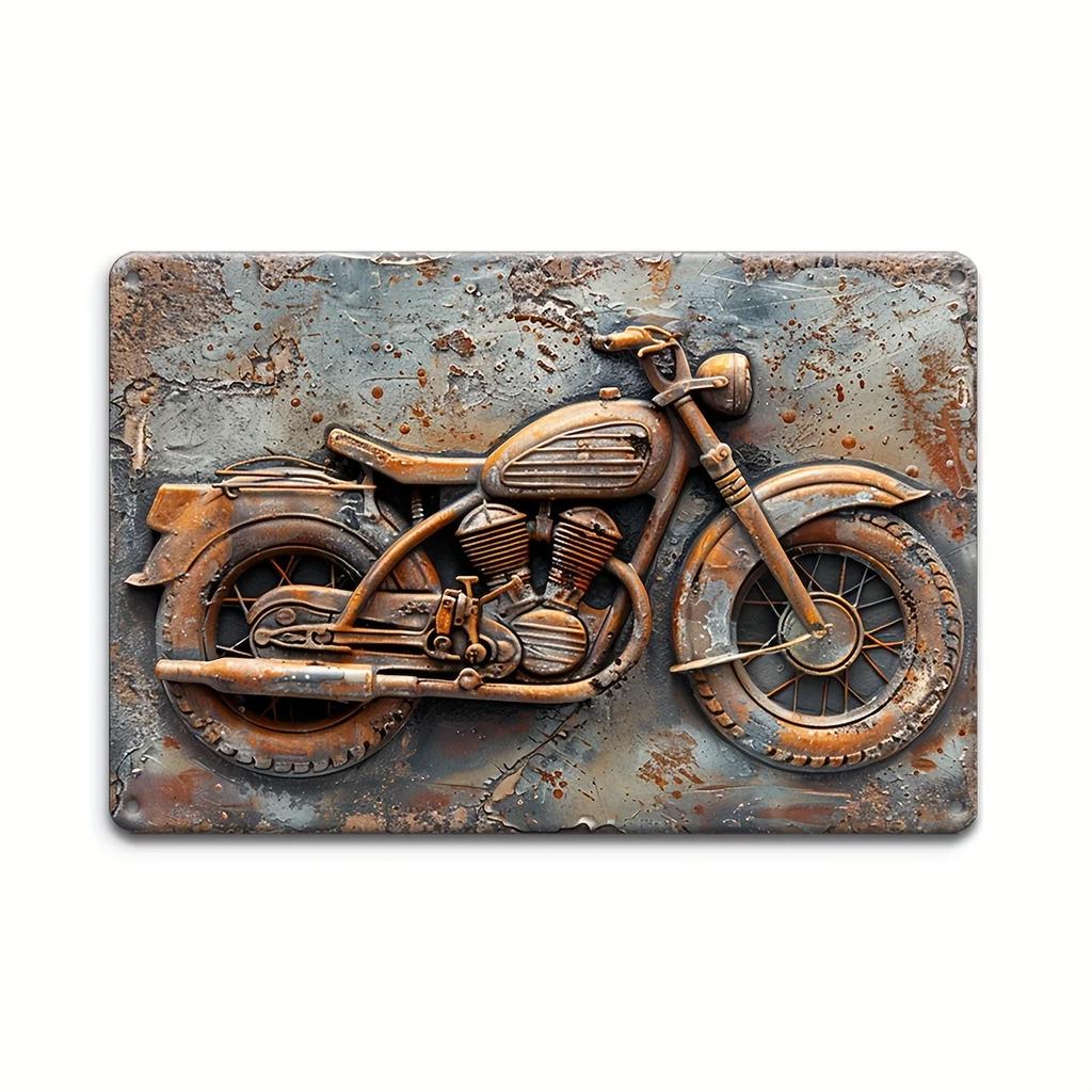 Vintage 3D Classic Car Train Poster Metal Tin Sign Plaque Hotel Cafe Wall Panel Garage Club Man Cave Bar Decoration