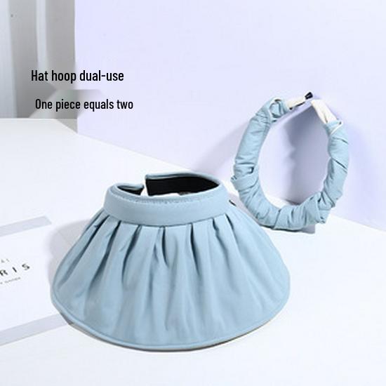 Korean Style Wide Brim Anti-UV Roll-Up Sun Hat for Adults