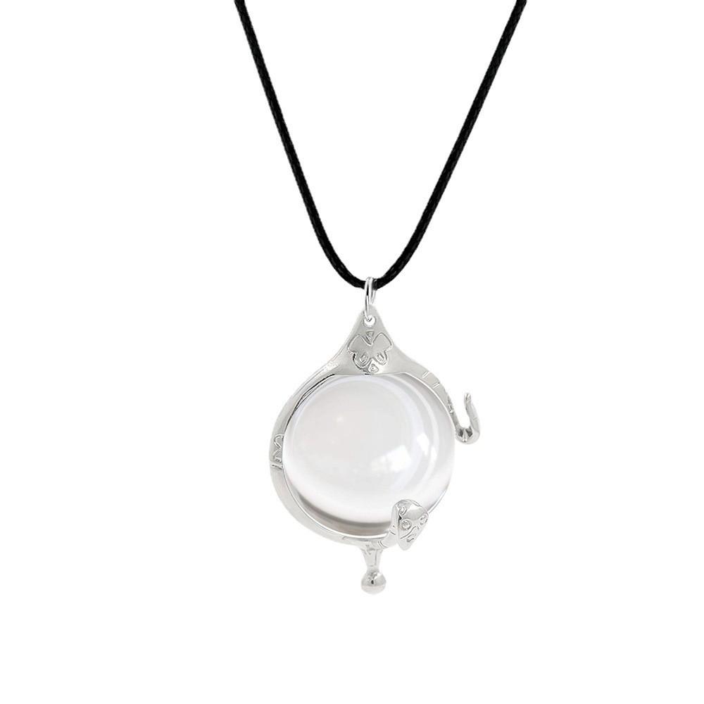 Witch Magic Jewelry With Alloy Pendant And Leather Cord For Cosplay Costumes