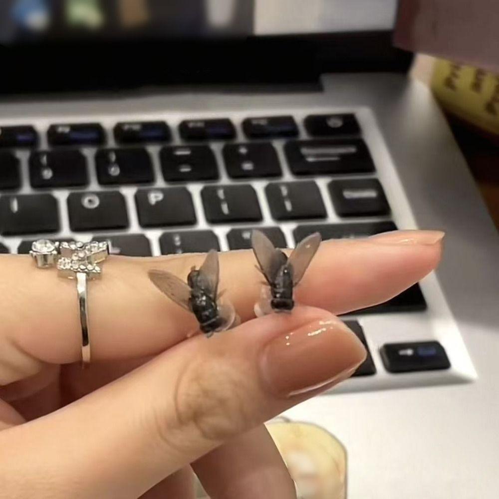 Prank Mini Fly Earrings Creative Mosquito Ear Stud Stylish Insects Small Earrings  Daily Wear