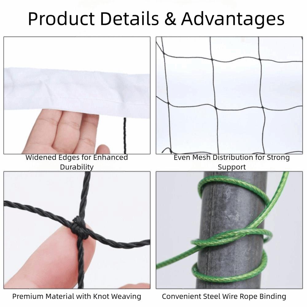9.5*1M Volleyball Net Easy Setup Sports Net Durable Practice Equipment  Backyard