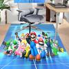 1pc Super Mario Bros Team Carpet for Playroom Bedroom Living Room Sofa Home Decor,kids Game Area Rug Non-slip Floor Mat Y72914