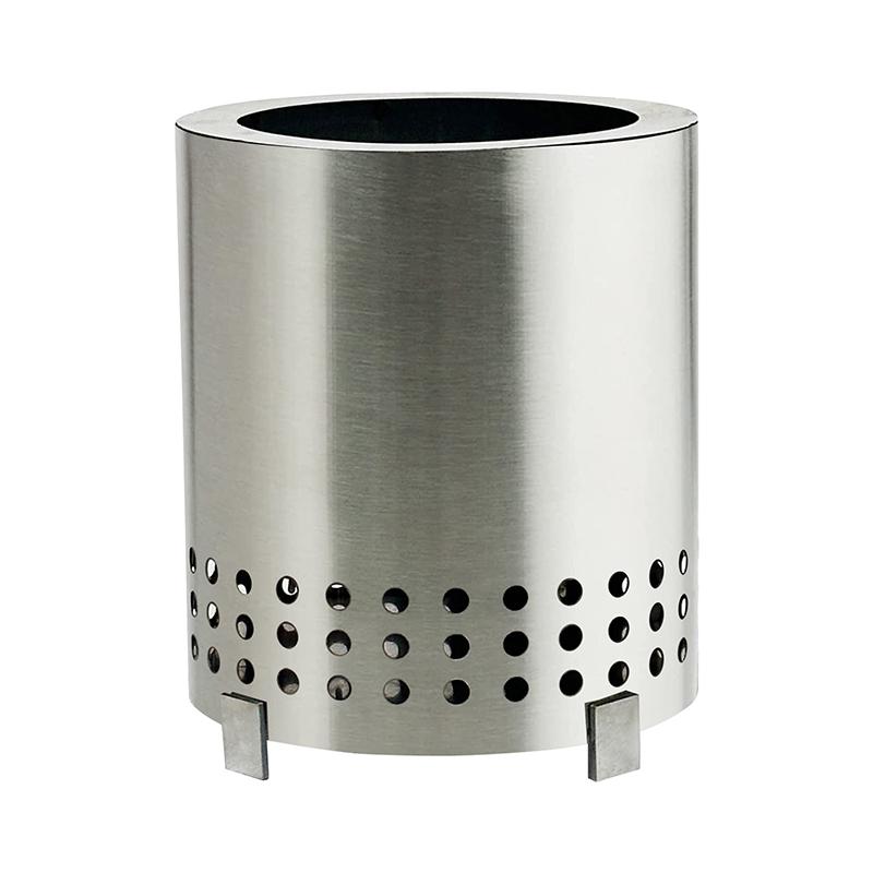 1PC Tabletop Fire Pit Mini Outdoor Portable Gases Heater Stoves With Stand Stainless Steel Camping Stove Equipments Outdoor