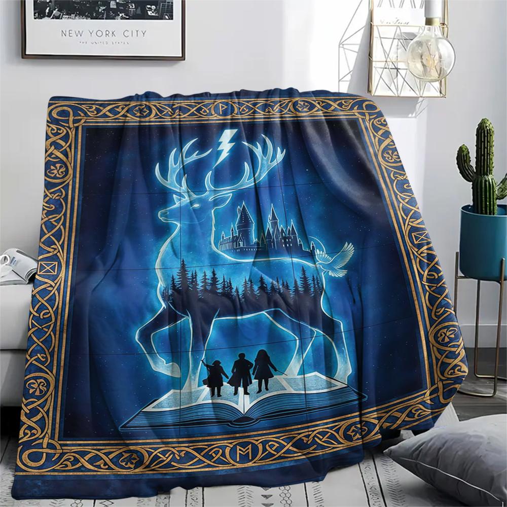 1 Stück Flanelldecke mit Cartoon-Druck, Hohe Qualität, Bequem für alle Jahreszeiten, Heimdekoration, Wärme und Komfort, Perfekt als Weihnachts- oder Geburtstagsgeschenk
