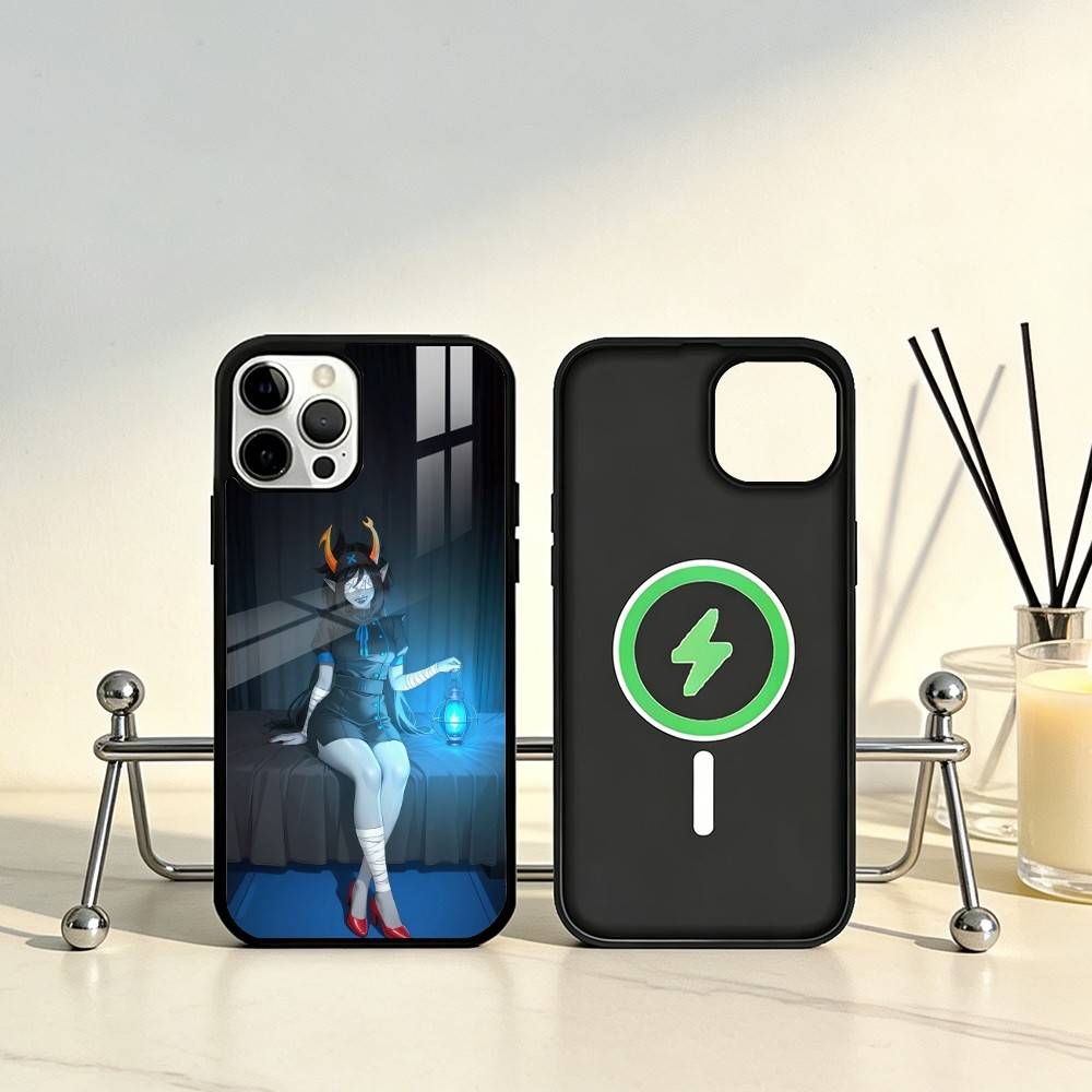 H-Homestuck Vriska Serket Phone Case For iPhone17,16,15,14,13,12,11 Plus,Pro Max Magnetic For Magsafe Wireless Charging