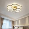 Nordic Bedroom Ceiling Fan Light Home LED Ceiling Light Remote Control Ceiling Fan with Light Living Room Decoration Lighting