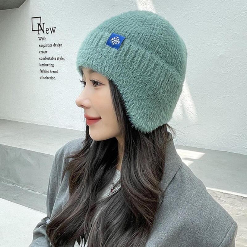 Women s Lovely Fashion Beanie Earflap Hat C6461_Purple