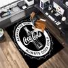 Christmas Gift Halloween Themed Cola Beverage Coca Cola Carpet Is Suitable for Living Room and Bedroom Doormats Office Balcony Decorative Carpet V27