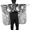 Professionelle Friseurschürze Barber Shop Haare schneiden Färben Kleid Cape 140 x 120 cm