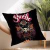 Cool G-Ghost BandS Pillow Case Short Plush Print Cushion Cover Square Throw Pillow Covers Sofa Home Decor