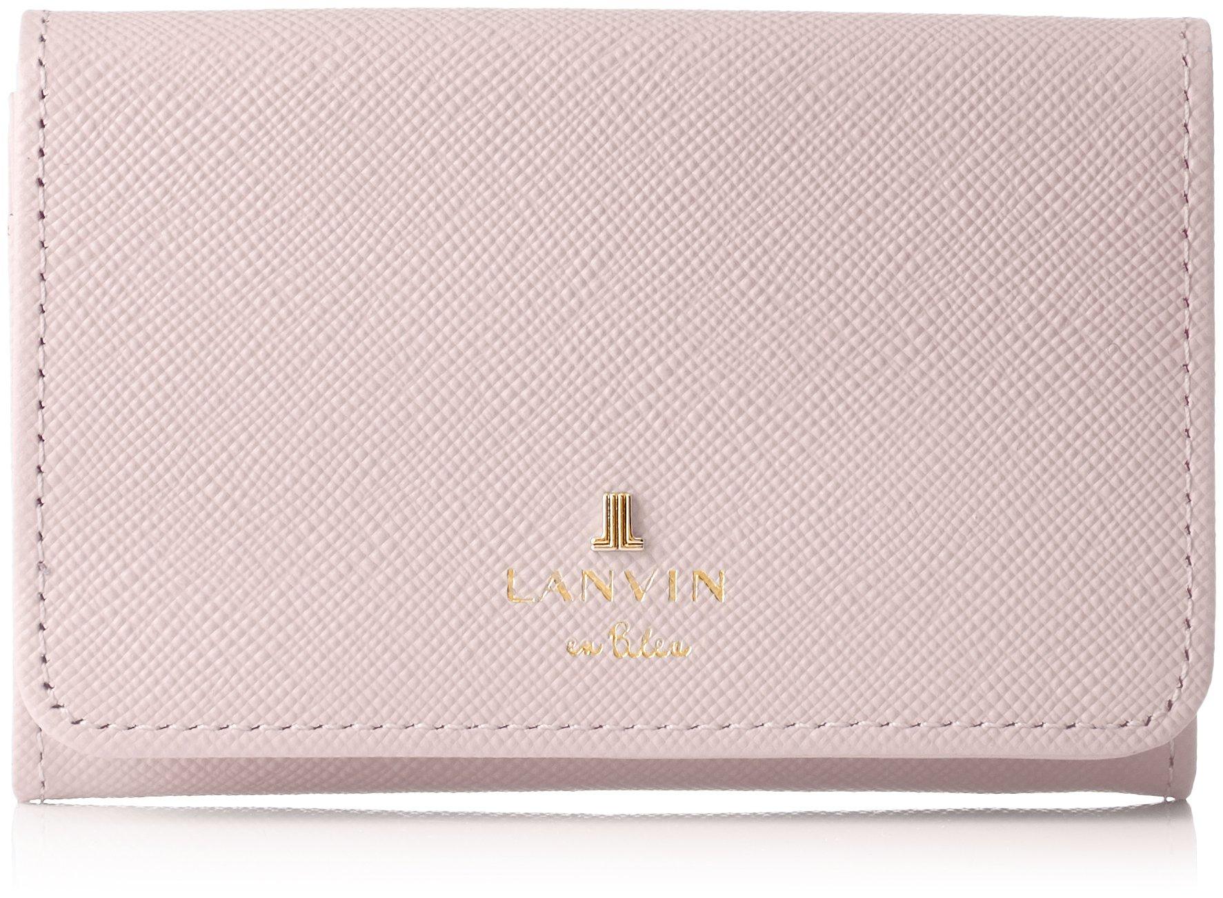 LANVIN en Bleu Люксембургский держатель для визиток, Женский, Тонкий, Большая вместимость, 480114, Бледно-розовый