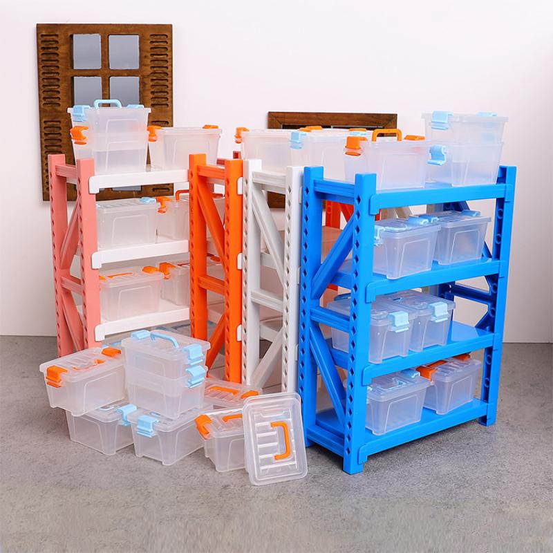 1:12 Dollhouse Miniature Storage Multi-layer Shelves Warehouse Scene Furniture Home Model Decor Toy Accessories