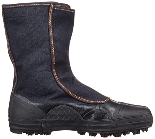 Sokaido Forestry Work Rubber Spike Shoes, Young Leaves, Black, I-98, Size 29.0cm