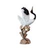 Cartoon Fairy Crane Figurine Mini Crane Resin Ornament Holiday Gift Crane Garden Statue  Bedroom