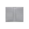 Dior CD Diamond Pattern Print Double Fold Canvas Card Holder Men Card Holder Gray 2ESCH147DCO-H42E
