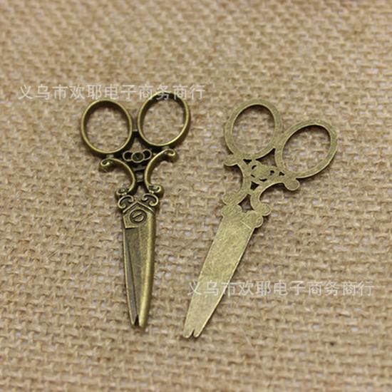 

Аксессуары для ювелирных изделий из сплава своими руками: Подвеска «Большие ножницы», 60x24 мм, 2 цвета античный бронзовый