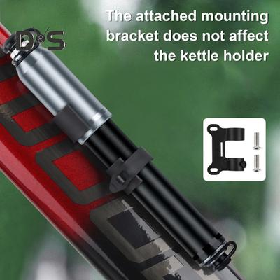 Mini pumpa na kolo s jehlovým držákem 160PSI Vysokotlaká Heavy Duty MTB Silniční hustilka pro horská kola Přenosná vzduchová pumpa