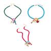 Ornaments Bohemian Resin Beaded Necklace Adjustable Beach Beaded Necklace  Daily