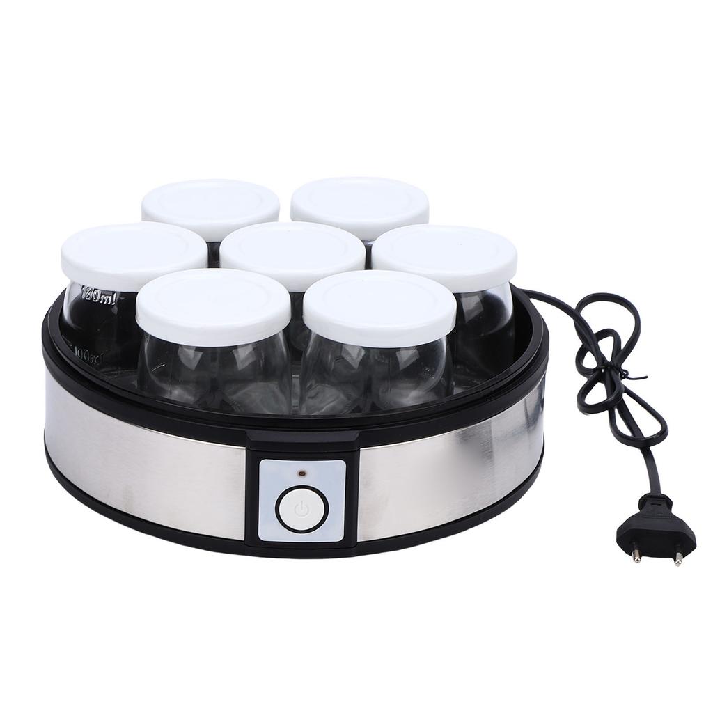 Elektryczny jogurtownik 20W ze stali nierdzewnej, wielofunkcyjny, przenośny, domowy automat do jogurtu na dżemy, budynie
