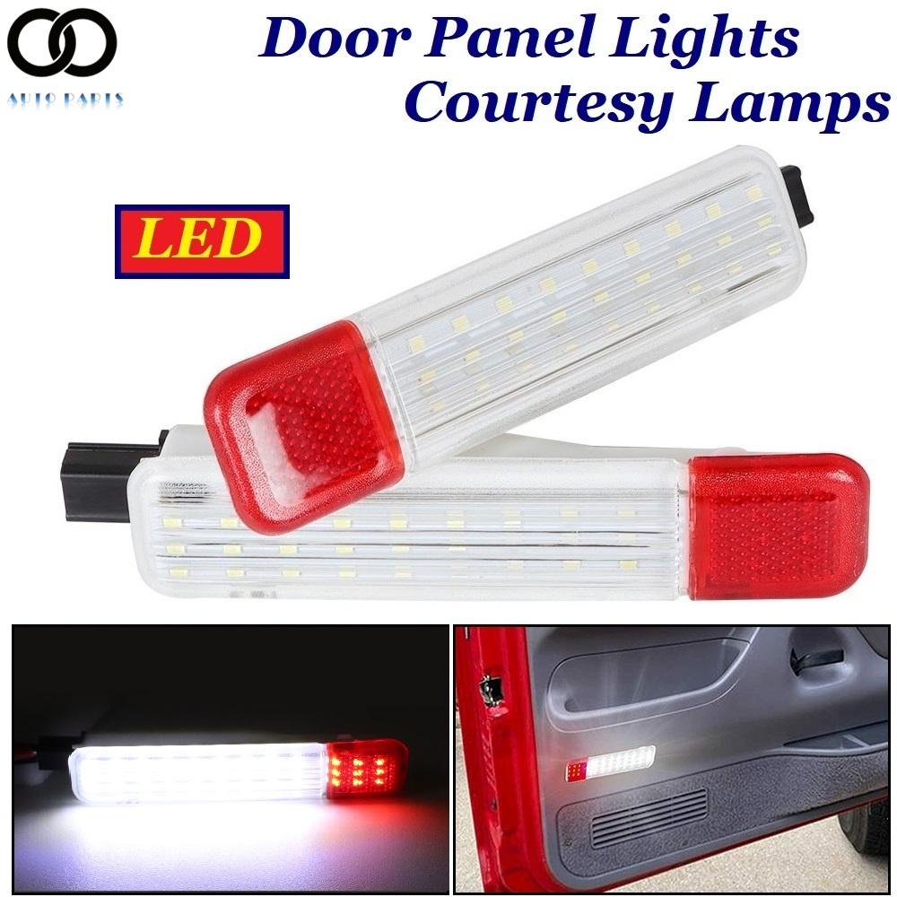 For Chevy/GMC C/K Tahoe Yukon Silverado Courtesy Lamp Door Panel Light 2Pcs