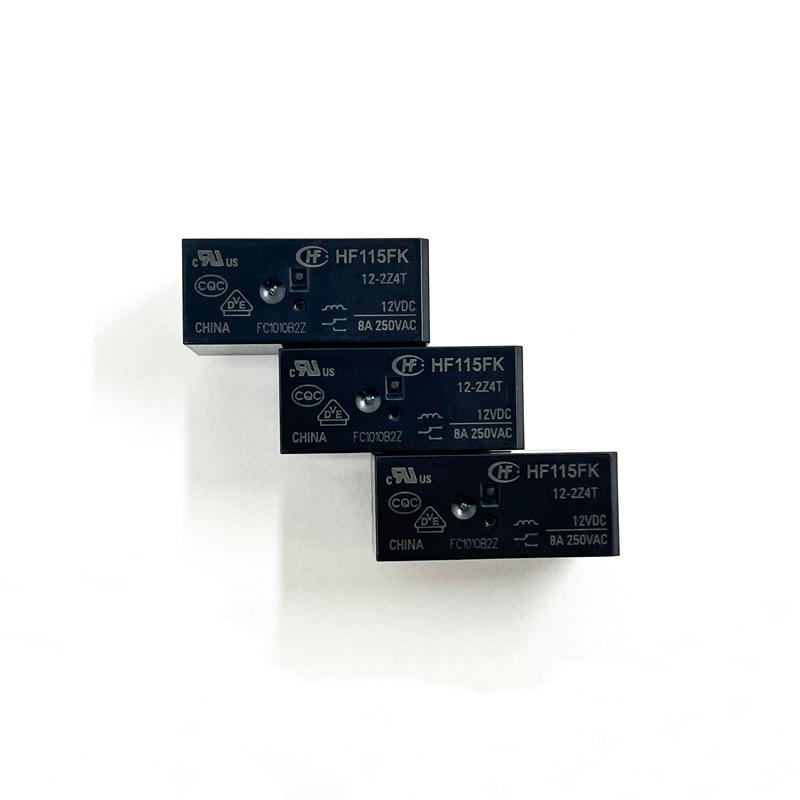 Relais Double Changement 16A 8 Broches – Modèles HF115FK-12-2Z4T & HF115FK-24-2Z4T