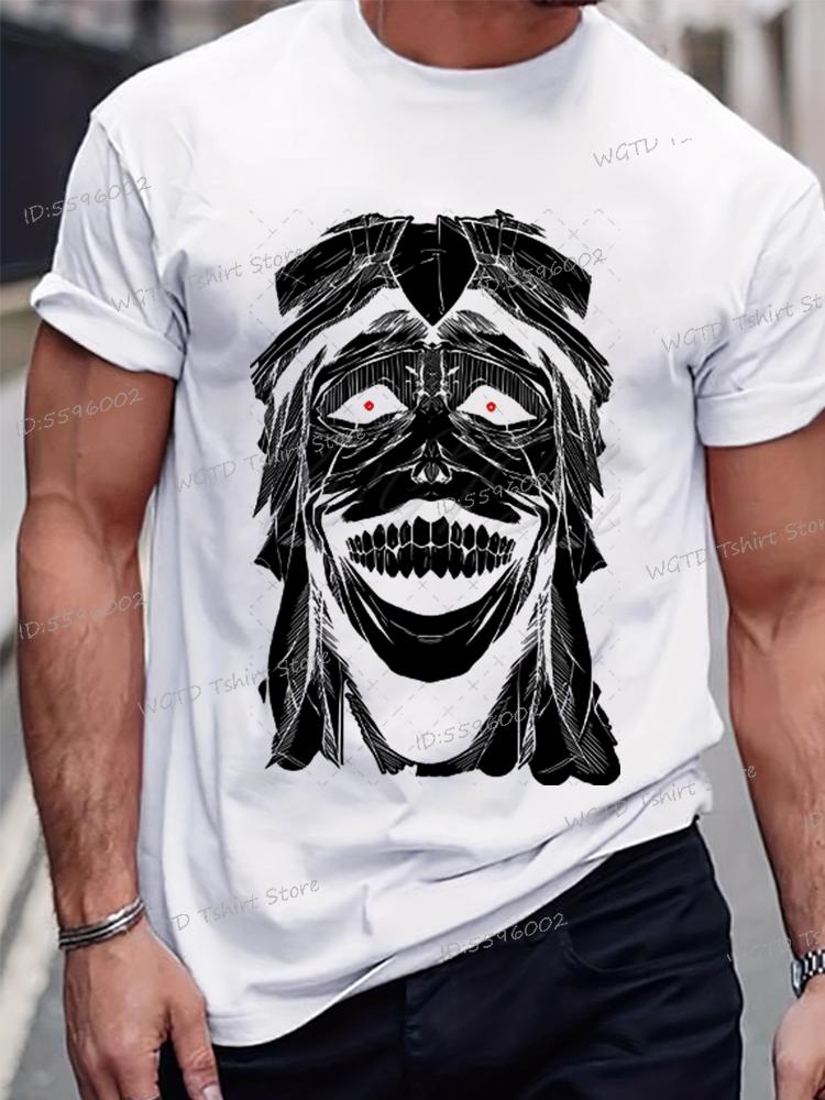 Anime Solo Leveling Tričko Vtipná grafika Sung Jin-Woo Pánské oblečení Krátký rukáv O-výstřih Topy Komiks Solo Leveling Bílá trička