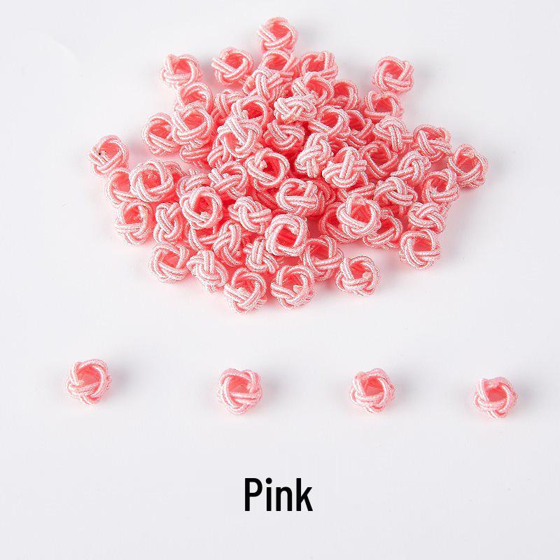 Colorful Handmade Pineapple Knot Bracelet Kit: Red String & Braided Rope Materials